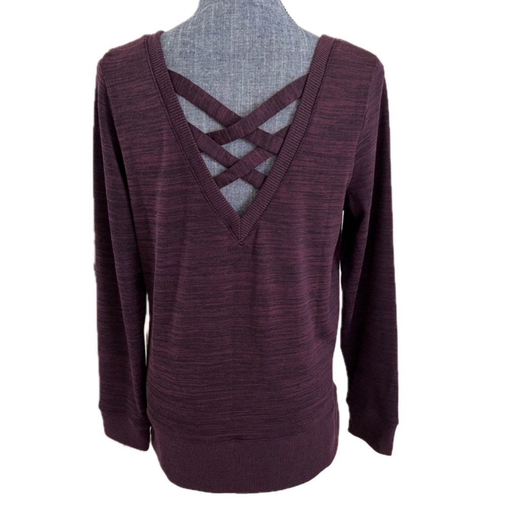 NWT 90 Degree by Reflex Tunic Top with Crossed Strap Detail on Back